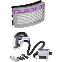 Ensemble APR &agrave; &eacute;puration d'air motoris&eacute; pour industrie lourde Versaflo, Capuchon & visi&egrave;re, Pile Lithium-ion Helyx Safety & Industrial Supplies
