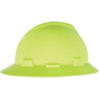 Casque de s&eacute;curit&eacute; &agrave; fente et bordure compl&egrave;te V-Gard, R&eacute;pond aux normes CSA type 1, Suspension Glissement rapide, Non ventil&eacute; Helyx Safety & Industrial Supplies