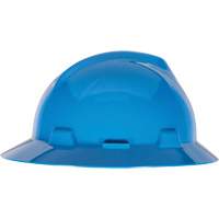 Casque de s&eacute;curit&eacute; &agrave; fente et bordure compl&egrave;te V-Gard, R&eacute;pond aux normes CSA type 1, Suspension Glissement rapide, Non ventil&eacute; Helyx Safety & Industrial Supplies
