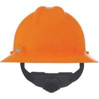 Casque de s&eacute;curit&eacute; &agrave; fente et bordure compl&egrave;te V-Gard, R&eacute;pond aux normes CSA type 1, Suspension Rochet, Non ventil&eacute; Helyx Safety & Industrial Supplies