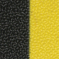 Tapis antifatigue Airsoft, Rugueux, 3' x 5' x 3/8", Noir/Jaune, &eacute;ponge en PVC Helyx Safety & Industrial Supplies