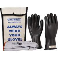 Class 0 Rubber Electrical Glove Kit, 10, 11" L, 20 cal/cm², NFPA 70E Helyx Safety & Industrial Supplies
