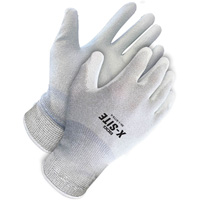 Gants enduits antistatiques X-Site, 8, R&ecirc;vetement Polyur&eacute;thane, Calibre 15, Enveloppe en Nylon/Cuivre Helyx Safety & Industrial Supplies