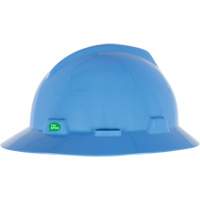 V-Gard&reg; GREEN Slotted Full Brim Hard Hat, Meets CSA Type 1, Ratchet Suspension Helyx Safety & Industrial Supplies