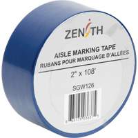 Ruban pour marquage d'all&eacute;es, 2" x 108', PVC, Bleu Helyx Safety & Industrial Supplies