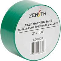 Ruban pour marquage d'all&eacute;es, 2" x 108', PVC, Vert Helyx Safety & Industrial Supplies