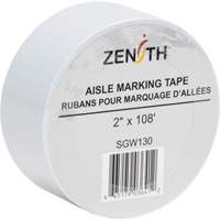 Aisle Marking Tape, 2" x 108', PVC, White Helyx Safety & Industrial Supplies