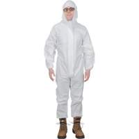 Premium Hooded Coveralls, Small, White, Microporous Helyx Safety & Industrial Supplies