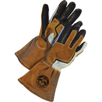 Gander Brand MIG Welder's Gloves, Grain Cowhide, Size X-Small Helyx Safety & Industrial Supplies