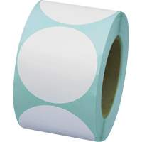 Coloured Marking Dots, Circle, 3" L x 3" W, White, Vinyl Helyx Safety & Industrial Supplies