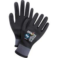 ZX-30° Premium Coated Gloves, Medium, Foam PVC Coating, 15 Gauge, Nylon Shell Helyx Safety & Industrial Supplies
