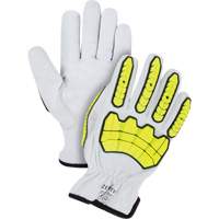 Gants r&eacute;sistants aux coupures et aux chocs, Moyen, Paume en Ch&egrave;vre, Poignet Conducteur Helyx Safety & Industrial Supplies
