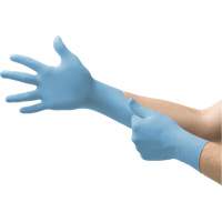Gants jetables N20, Petit, Nitrile, 4,7 mils, Sans poudre, Bleu Helyx Safety & Industrial Supplies