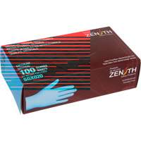 Gants tactiles jetables de calibre m&eacute;dical, Petit, Nitrile/vinyle, 4,5 mils, Sans poudre, Bleu, Classe 2 Helyx Safety & Industrial Supplies