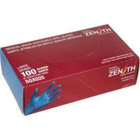 Gants jetables de calibre m&eacute;dical, Petit, Vinyle, 4,5 mils, Sans poudre, Bleu, Classe 2 Helyx Safety & Industrial Supplies