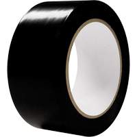 Ruban pour marquage d'all&eacute;es, 2" x 108', PVC, Noir Helyx Safety & Industrial Supplies