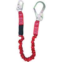 Longe amortisseuse interne ShockSorb, 6', Point d'ancrage &agrave; Crochet d'armature, Crochet mousqueton aux jambes, Polyester Helyx Safety & Industrial Supplies
