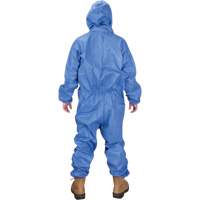 Hooded Coveralls, Medium, Blue, SMS Helyx Safety & Industrial Supplies