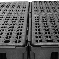 Black Diamond Low Profile Spill Pallet, 25.5 US gal. Spill Capacity, 49" x 24" x 6.5" Helyx Safety & Industrial Supplies