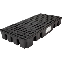 Black Diamond Low Profile Spill Pallet, 25.5 US gal. Spill Capacity, 49" x 24" x 6.5" Helyx Safety & Industrial Supplies