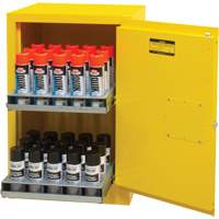 Armoire de rangement pour a&eacute;rosols inflammables, 12 gal., 1 Porte(s), 23" La x 35" h x 18" p Helyx Safety & Industrial Supplies