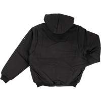Hooded Duck Bomber Jacket, Men's, Small, Black Helyx Safety & Industrial Supplies