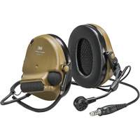 Casque VI NIB avec fils de sortie unique Peltor ComTac, Style Cordon cervical, 22 dB Helyx Safety & Industrial Supplies