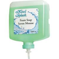 Savon apaisant &agrave; l'alo&egrave;s Kool Splash, Mousse, 1000 ml, Parfum&eacute; Helyx Safety & Industrial Supplies