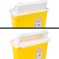 Contenant pour objets pointus et tranchants, Capacit&eacute; de 4,6 L Helyx Safety & Industrial Supplies