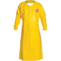 Tablier tr&egrave;s long &agrave; manches longues 2000 Tychem, Poly&eacute;thyl&egrave;ne, 52" lo x 28,5" la, Jaune Helyx Safety & Industrial Supplies