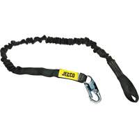 Longe &agrave; amortisseur de choc r&eacute;sistant &agrave; larc &eacute;lectrique, 6', Point d'ancrage &agrave; Mousqueton verrouillable, Boucle d'&eacute;tranglement aux jambes, Nylon Helyx Safety & Industrial Supplies