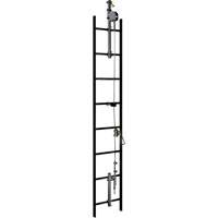 20' Lad-Saf Cable Vertical Safety System, Galvanized Steel Helyx Safety & Industrial Supplies