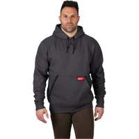 Heavy-Duty Pullover Hoodie, Men's, Small, Grey Helyx Safety & Industrial Supplies