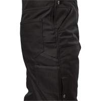 GridIron Regular Length Zip-To-Thigh Bib Overall, Men's, Large, Black Helyx Safety & Industrial Supplies
