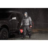 Hydrobreak Rainshell Jacket, Men's, 3X-Large, Grey Helyx Safety & Industrial Supplies