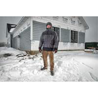 Hydrobreak Rainshell Jacket, Men's, 3X-Large, Grey Helyx Safety & Industrial Supplies
