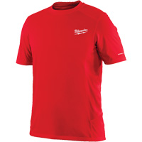 Workskin Short Sleeve Shirt, Men's, Small, Red Helyx Safety & Industrial Supplies