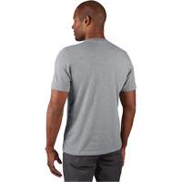 Hybrid Work Tee Shirt, Men's, Small, Grey Helyx Safety & Industrial Supplies