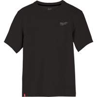 Hybrid Work Tee Shirt, Men's, Small, Black Helyx Safety & Industrial Supplies
