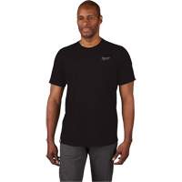 Hybrid Work Tee Shirt, Men's, Small, Black Helyx Safety & Industrial Supplies