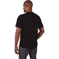 Hybrid Work Tee Shirt, Men's, Small, Black Helyx Safety & Industrial Supplies