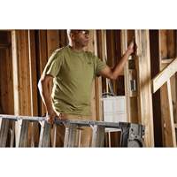 Hybrid Work Tee Shirt, Men's, Small, Green Helyx Safety & Industrial Supplies