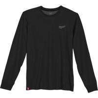 Hybrid Work Tee Shirt, Men's, Small, Black Helyx Safety & Industrial Supplies