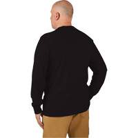 Hybrid Work Tee Shirt, Men's, Small, Black Helyx Safety & Industrial Supplies