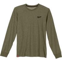 Hybrid Work Tee Shirt, Men's, Small, Green Helyx Safety & Industrial Supplies
