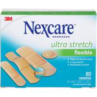Pansements ultra-extensibles Nexcare, Assorti, Plastique, Non st&eacute;rile Helyx Safety & Industrial Supplies