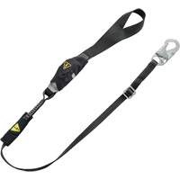 V-Series Utility Energy Absorbing Lanyard, 6', Snap Hook Center, Snap Hook Leg Ends, Nylon Helyx Safety & Industrial Supplies