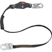 Anti-Corrosion Energy Absorbing Lanyard, 6', Rebar Hook Center, Snap Hook Leg Ends, Polyester Helyx Safety & Industrial Supplies
