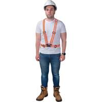 Harnais pour la circulation, Orange haute visibilit&eacute;, Couleur r&eacute;fl&eacute;chissante Argent, Moyen Helyx Safety & Industrial Supplies