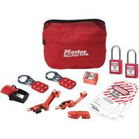 Standard Lockout Kit with Zenex Thermoplastic Locks, Electrical Kit, 13 Components Helyx Safety & Industrial Supplies